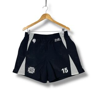 Darc Sport Mens Black Athletic Track Shorts M Number 15 "Wish You Were Here"